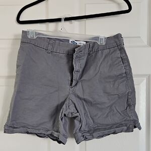 Old Navy Gray Womens Flat Front Shorts